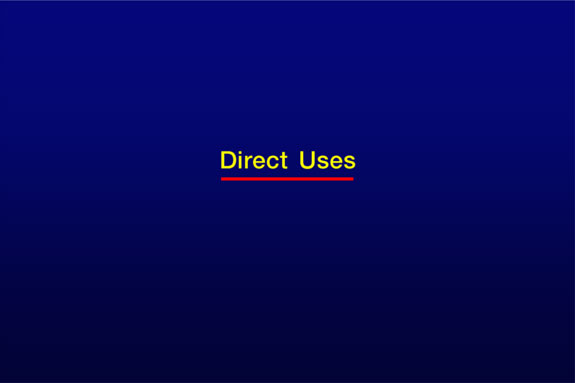 Direct Uses