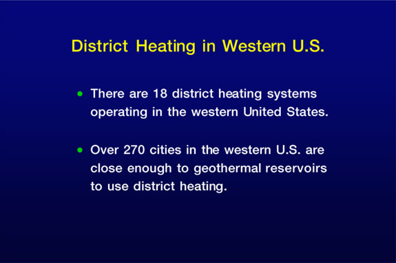 District Heating Western US